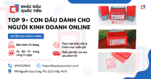 TOP 9+ CON DẤU DÀNH CHO NGƯỜI KINH DOANH ONLINE