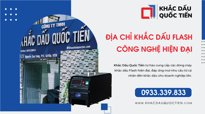 Địa Chỉ Bán Máy Khắc Dấu Flash Công Nghệ Hiện Đại