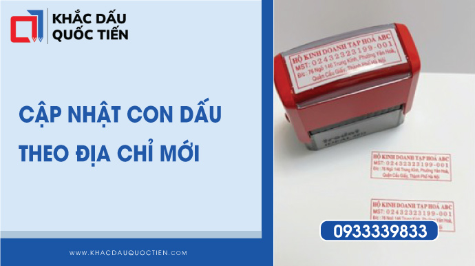 Cập nhật con dấu công ty | Khắc Dấu Quốc Tiến