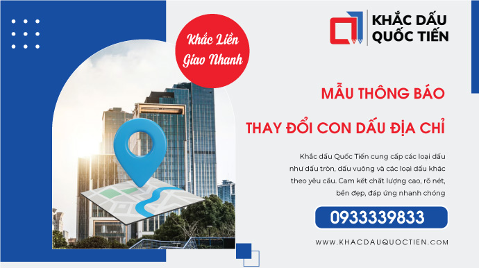 Tổng hợp mẫu thông báo thay đổi địa chỉ công ty do địa giới hành chính