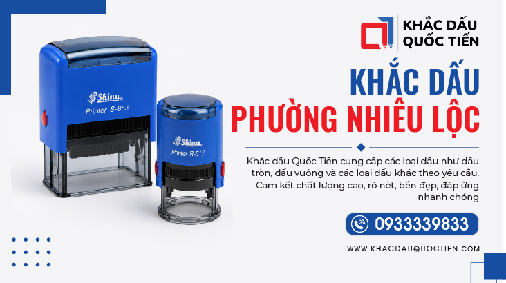 Khắc Dấu Phường Nhiêu Lộc | Khắc Dấu Quốc Tiến