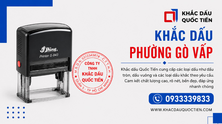 Khắc Dấu Phường Gò Vấp Sắc Nét Giao Ngay 11 Khắc Dấu Phường Gò Vấp Sắc Nét Giao Ngay | Khắc Dấu Quốc Tiến
