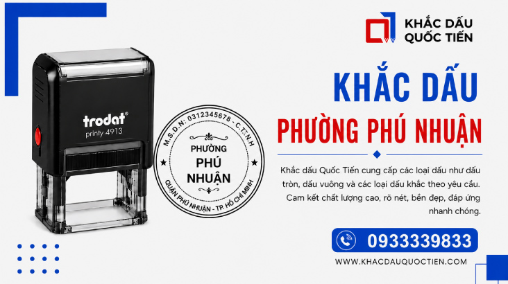 Khắc Dấu Phường Phú Nhuận Uy Tín Chính Hãng 2 Khắc Dấu Phường Phú Nhuận Uy Tín Chính Hãng | Khắc Dấu Quốc Tiến